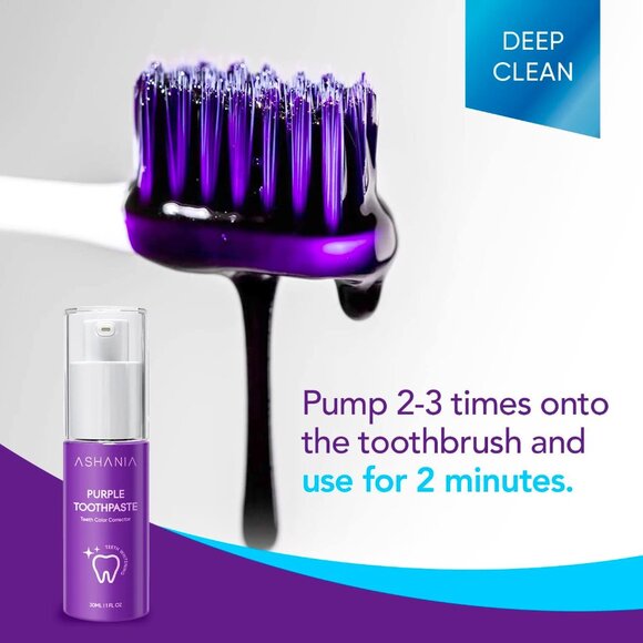 NEW Men, Women, and Childrens Purple Toothpaste for Teeth Whitening Tooth - Picture 10 of 10